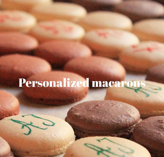 Personalized macarons