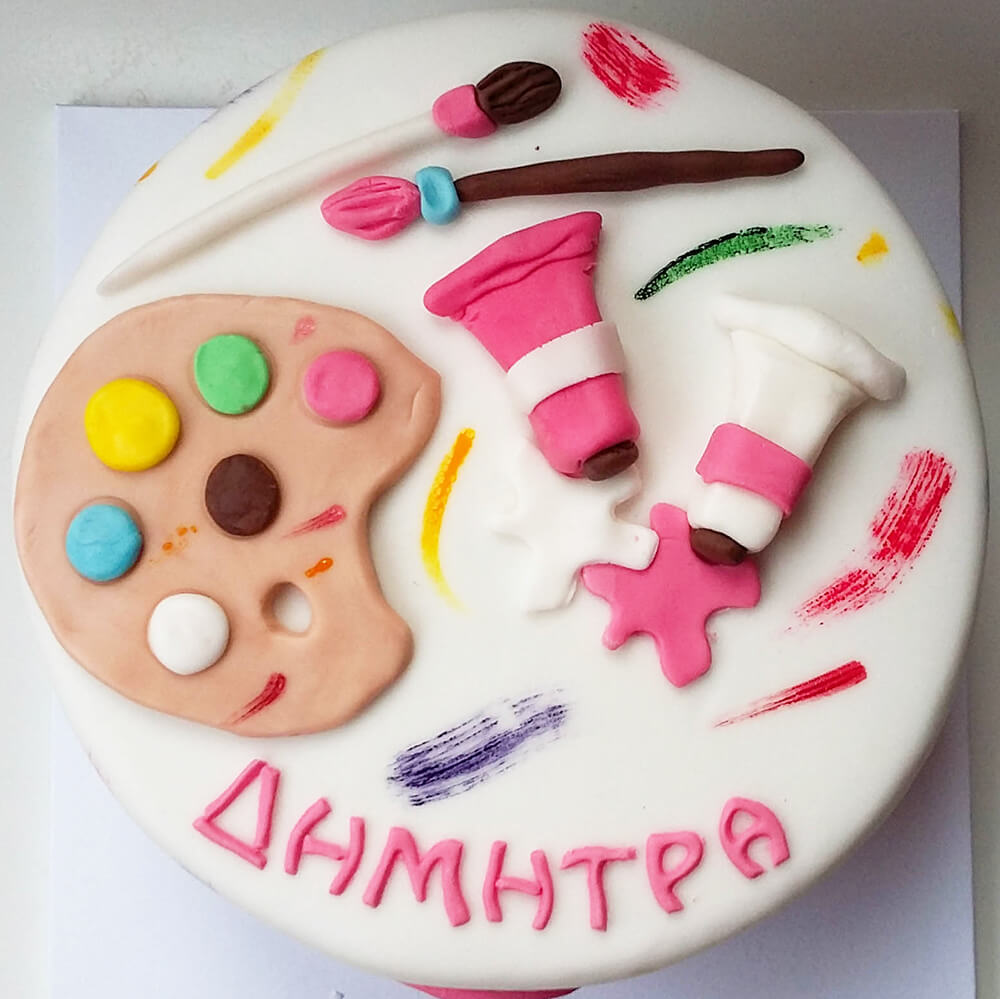 Art and Craft Cake | Cake, Cake art, Occasion cakes